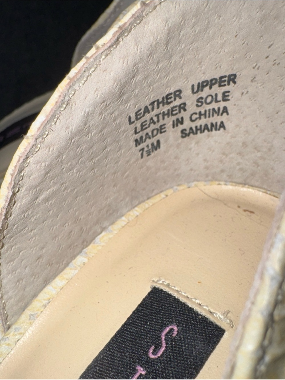 Steven by Steve Madden Sahana Cream Leather Strappy Heels size 7.5 Block heel - Picture 9 of 10
